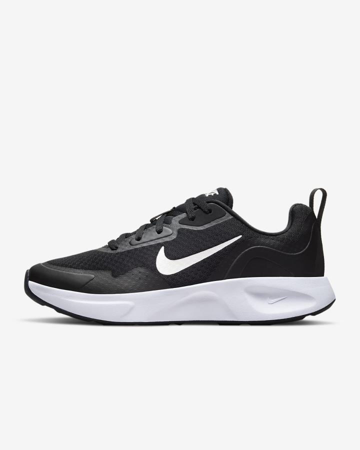 Zapatillas Nike Wearallday Mujer Negras Blancas | RQUHM-2695
