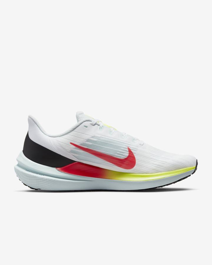 Zapatillas Running Nike Air Winflo 9 Premium Road Mujer Blancas Negras Rojas Claro | QXLNB-8573