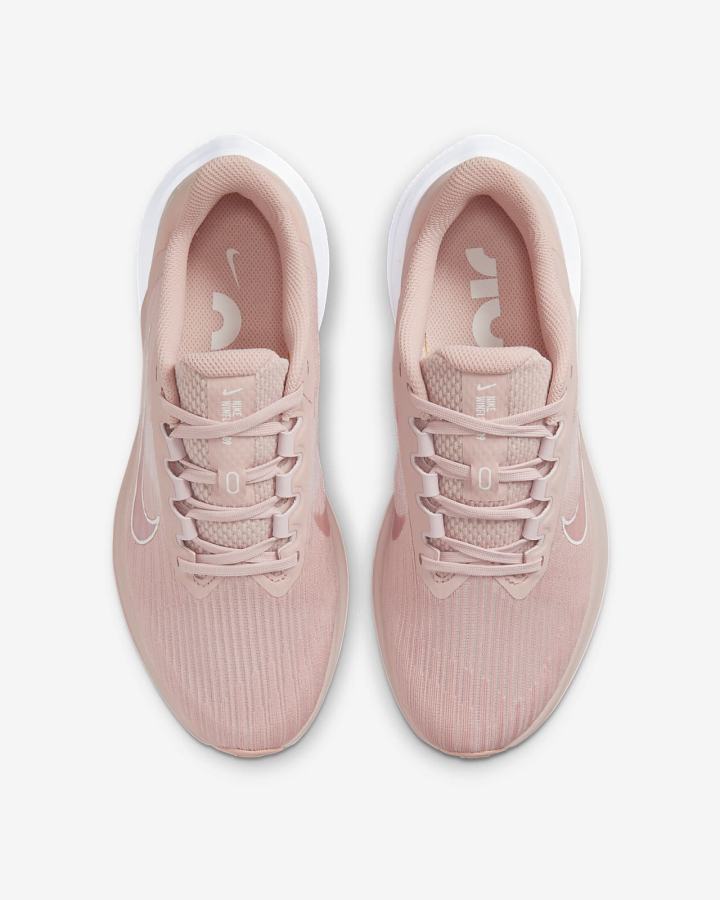 Zapatillas Running Nike Air Winflo 9 Premium Road Mujer Rosas Rosas Blancas | WDMYQ-3468