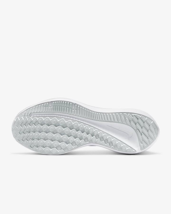 Zapatillas Running Nike Air Winflo 9 Premium Road Mujer Blancas Plateadas Gris Metal Plateadas | XHWAI-8239