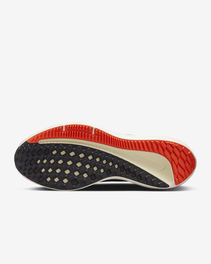 Zapatillas Running Nike Air Winflo 9 Road Hombre Negras Naranjas | HKISB-4567