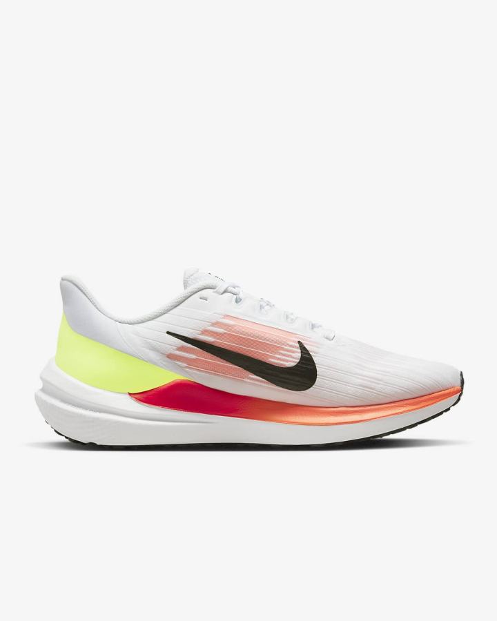 Zapatillas Running Nike Air Winflo 9 Road Hombre Blancas Naranjas Rojas Claro Negras | OMAZB-1805