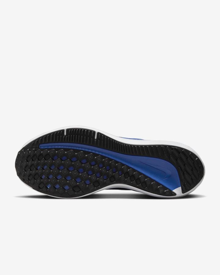 Zapatillas Running Nike Air Winflo 9 Road Hombre Negras Azul Real Azules Blancas | UOYVE-6720