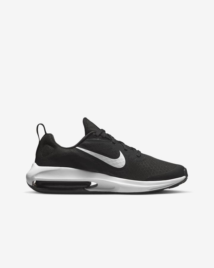 Zapatillas Running Nike Air Zoom Arcadia 2 Kids Road Niño Negras Gris Oscuro Blancas | ESWGB-2439