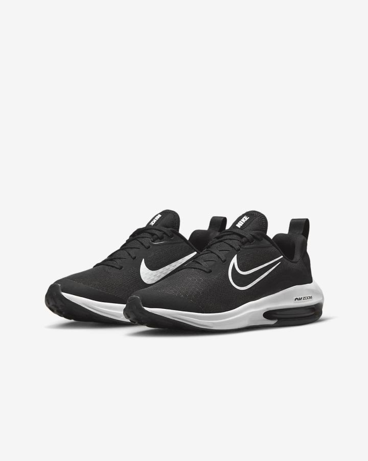 Zapatillas Running Nike Air Zoom Arcadia 2 Kids Road Niña Negras Gris Oscuro Blancas | GIMRS-7960