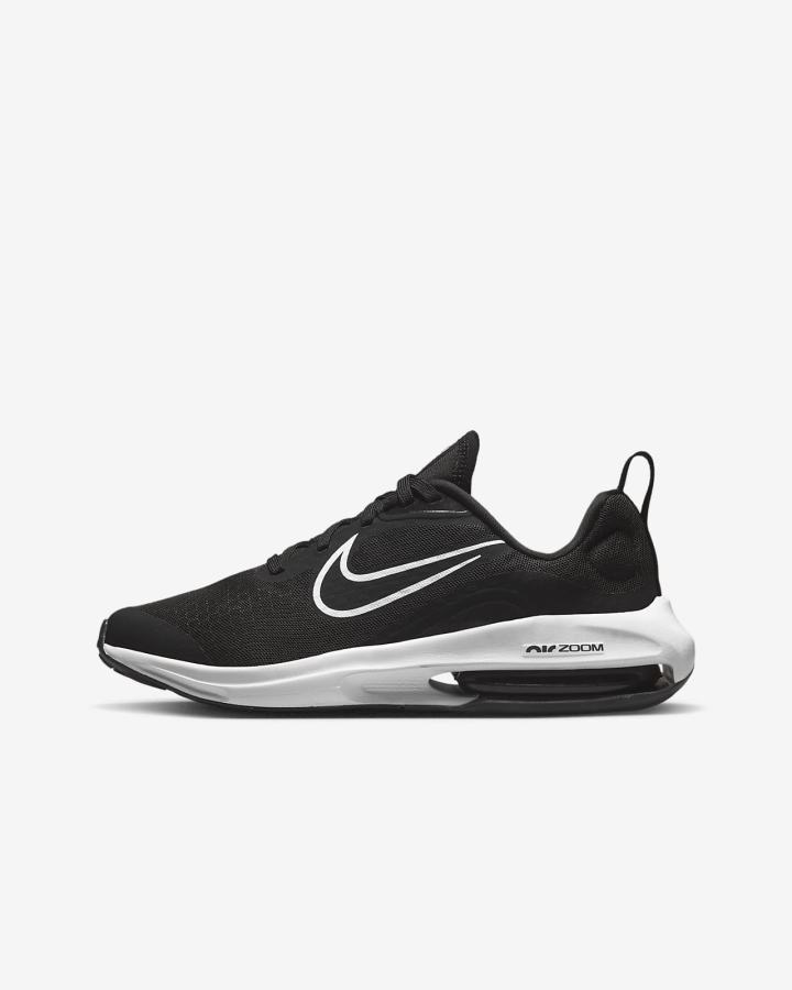 Zapatillas Running Nike Air Zoom Arcadia 2 Kids Road Niña Negras Gris Oscuro Blancas | GIMRS-7960