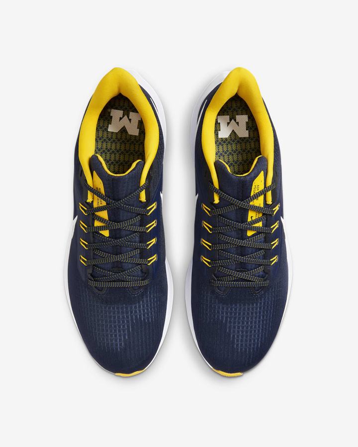 Zapatillas Running Nike Air Zoom Pegasus 39 (Clemson) Road Hombre Azul Marino Blancas | BCXTH-3709