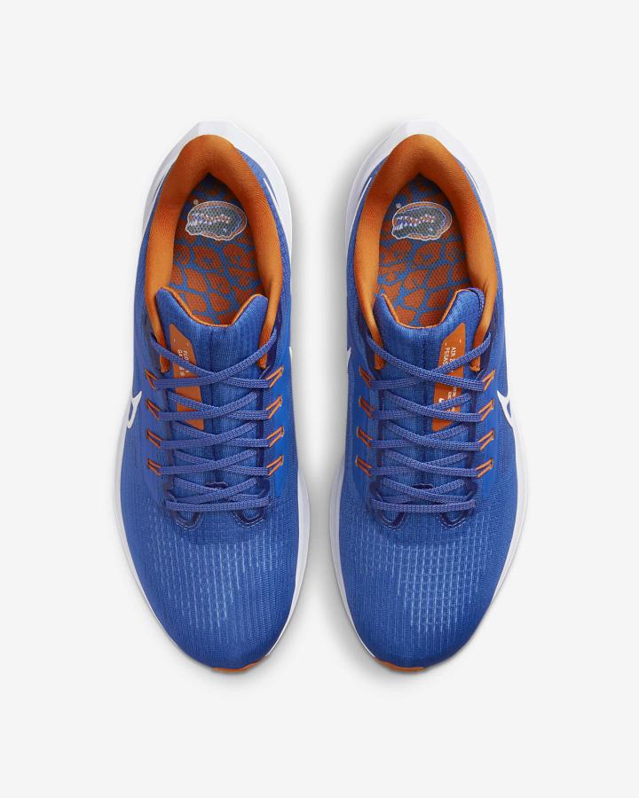 Zapatillas Running Nike Air Zoom Pegasus 39 (Clemson) Road Hombre Azul Real Naranjas Blancas | CTWVJ-7381