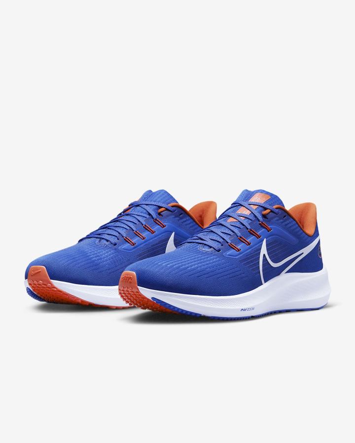 Zapatillas Running Nike Air Zoom Pegasus 39 (Clemson) Road Hombre Azul Real Naranjas Blancas | CTWVJ-7381