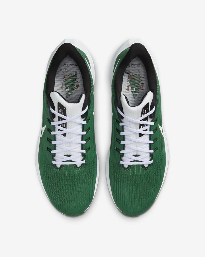 Zapatillas Running Nike Air Zoom Pegasus 39 Oregon Track Club Road Hombre Verde Oscuro Negras Blancas | DHYRX-8673