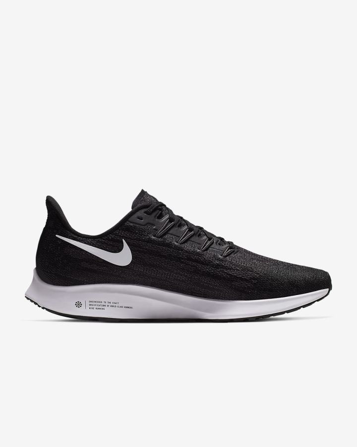 Zapatillas Running Nike Air Zoom Pegasus 36 Hombre Negras Gris Blancas | DQNCV-9852