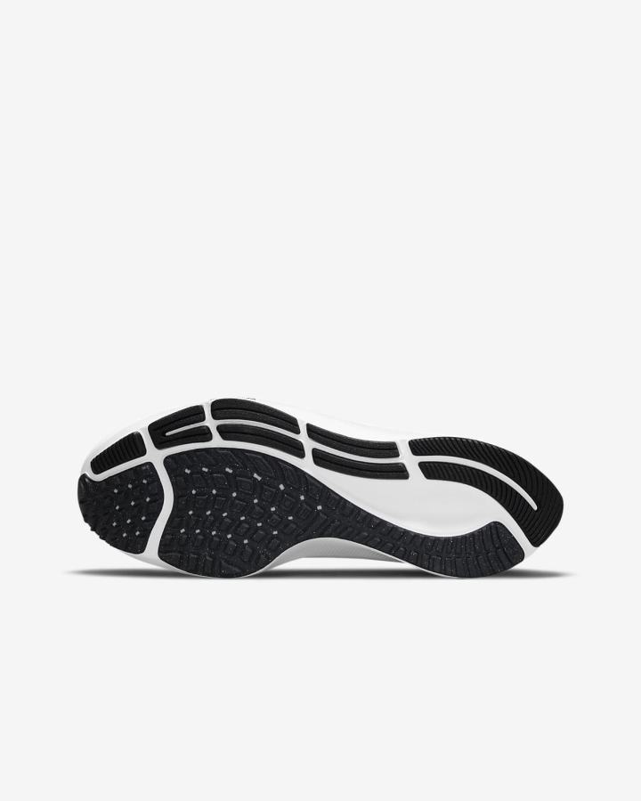Zapatillas Running Nike Air Zoom Pegasus 38 Kids Road Niño Negras Gris Oscuro Blancas | FKUAJ-8547