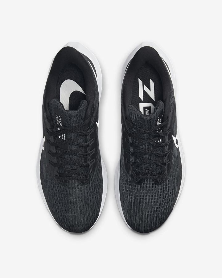 Zapatillas Running Nike Air Zoom Pegasus 39 Road Mujer Negras Gris Oscuro Blancas | GCYPI-8456