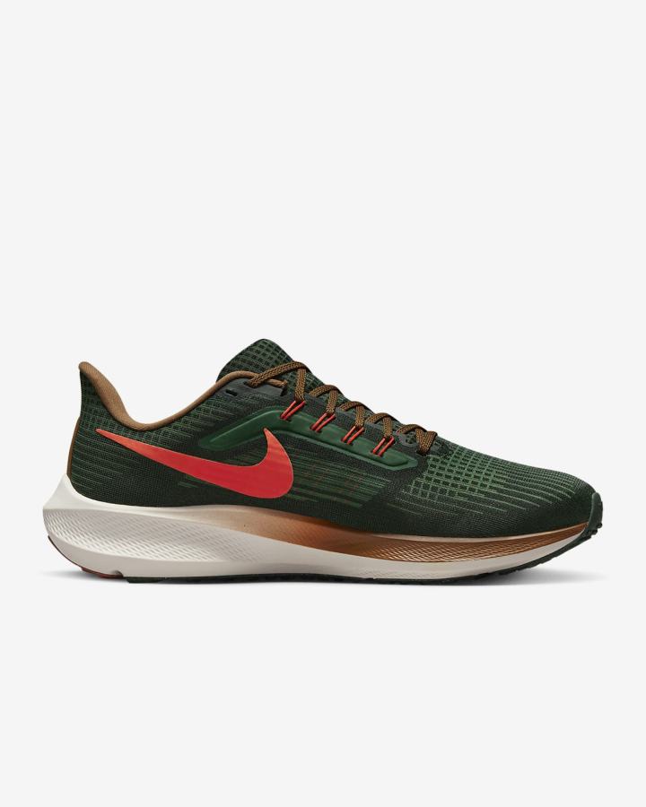 Zapatillas Running Nike Air Zoom Pegasus 39 A.I.R. Hola Lou Road Hombre Verde Naranjas Marrones | GVLNJ-8623