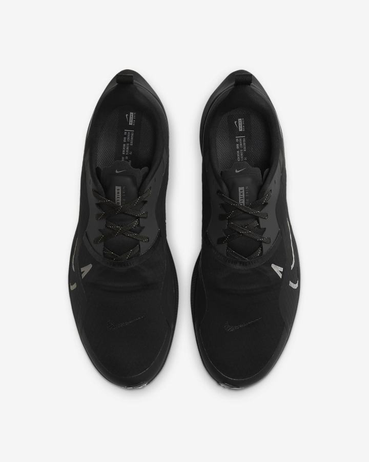 Zapatillas Running Nike Air Zoom Pegasus 37 Shield Hombre Negras Gris Oscuro | HVIRW-5794