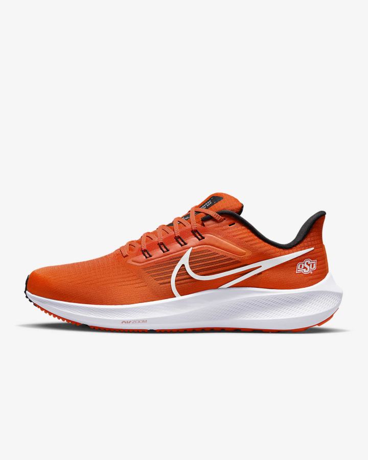 Zapatillas Running Nike Air Zoom Pegasus 39 (Clemson) Road Hombre Naranjas Negras Blancas | JLSKR-9704