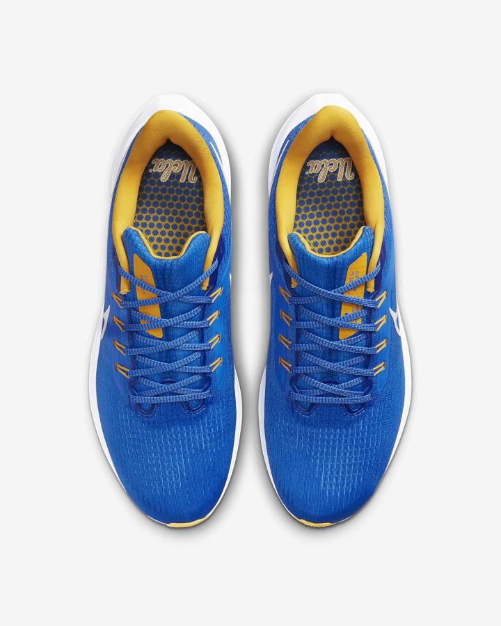 Zapatillas Running Nike Air Zoom Pegasus 39 (Clemson) Road Hombre Azules Doradas Blancas | JOXZB-9108