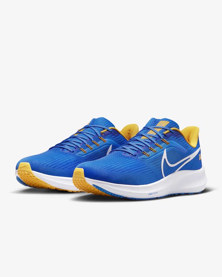 Zapatillas Running Nike Air Zoom Pegasus 39 (Clemson) Road Hombre Azules Doradas Blancas | JOXZB-9108