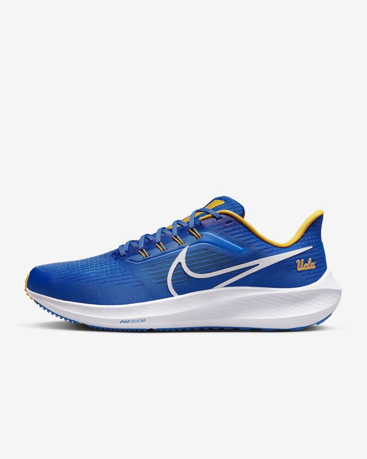 Zapatillas Running Nike Air Zoom Pegasus 39 (Clemson) Road Hombre Azules Doradas Blancas | JOXZB-9108