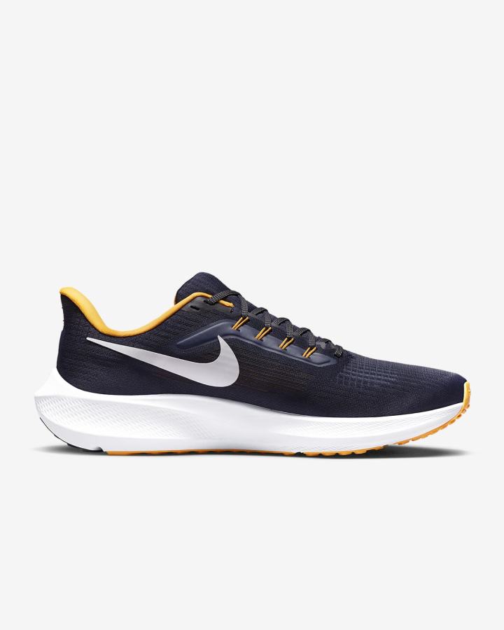 Zapatillas Running Nike Air Zoom Pegasus 39 (Clemson) Road Hombre Azul Marino Doradas Blancas | KGEHA-9164