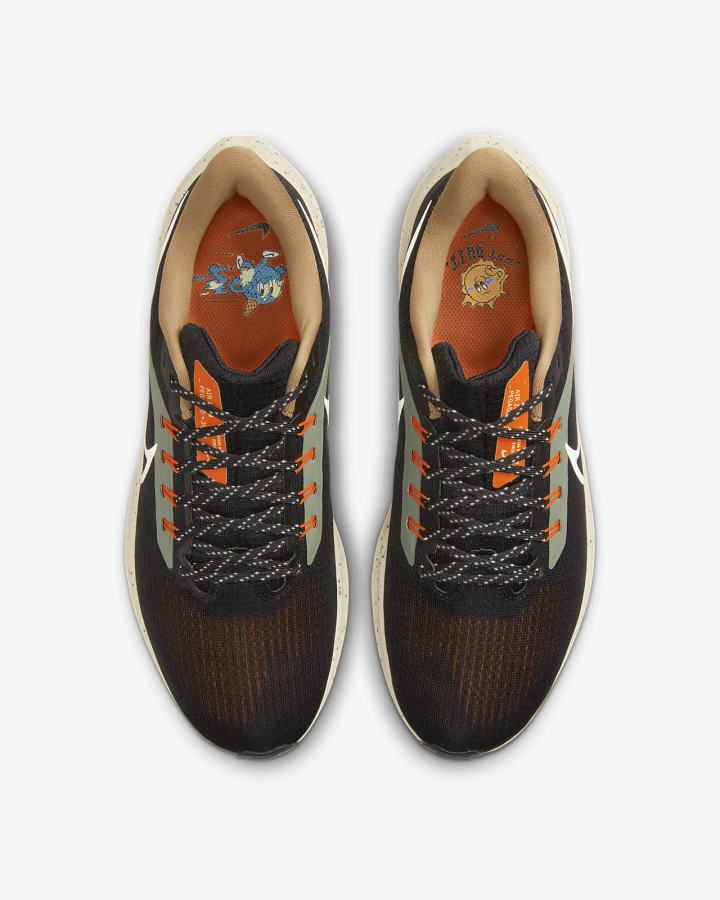 Zapatillas Running Nike Air Zoom Pegasus 39 A.I.R. Hola Lou Road Hombre Negras Naranjas | KJCRT-6803