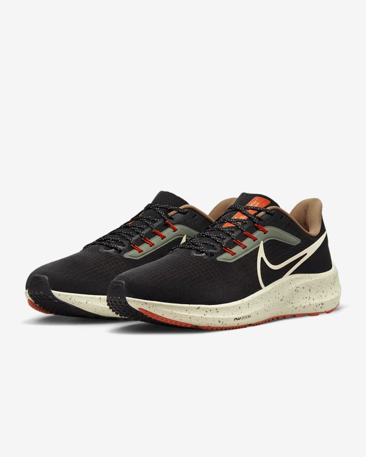 Zapatillas Running Nike Air Zoom Pegasus 39 A.I.R. Hola Lou Road Hombre Negras Naranjas | KJCRT-6803