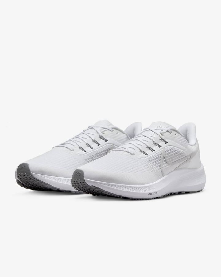 Zapatillas Running Nike Air Zoom Pegasus 39 A.I.R. Hola Lou Road Hombre Blancas Gris | KPGFA-1457