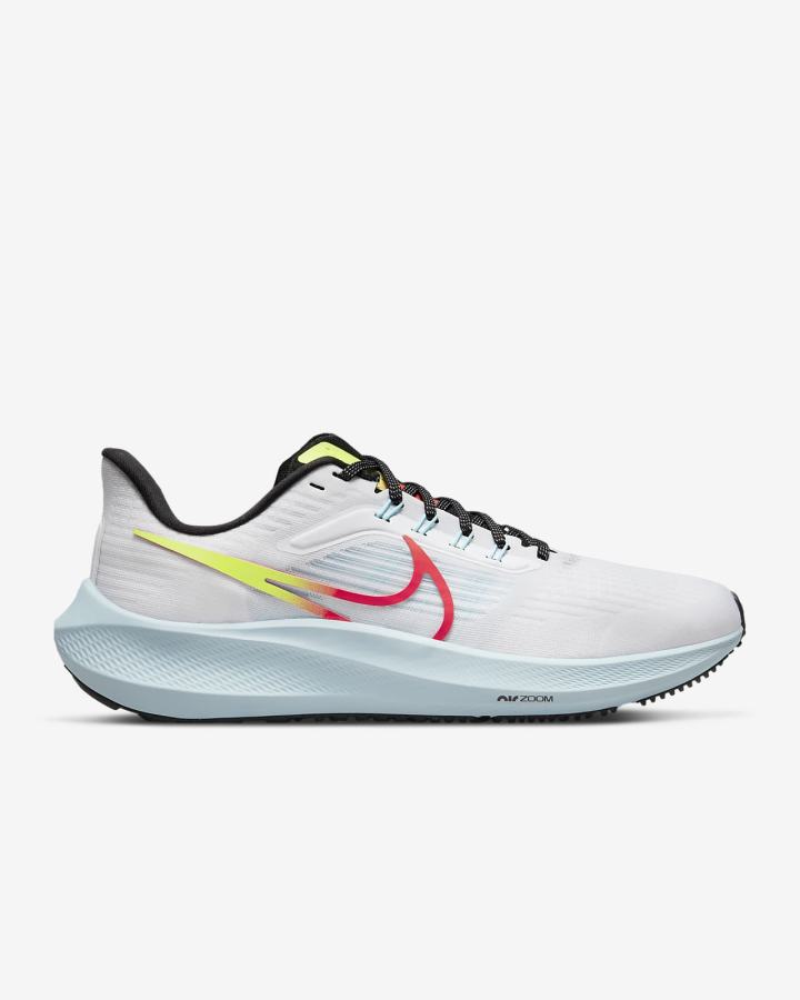 Zapatillas Running Nike Air Zoom Pegasus 39 Road Mujer Blancas Rojas Claro Negras | LGDNT-0584