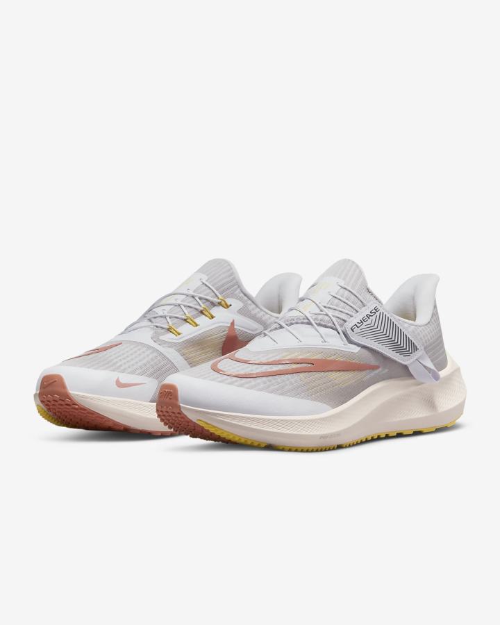 Zapatillas Running Nike Air Zoom Pegasus FlyEase Easy On/Off Road Mujer Blancas | LGRWD-6175