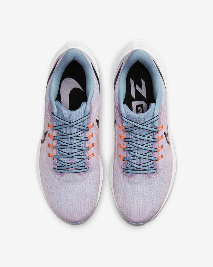 Zapatillas Running Nike Air Zoom Pegasus 39 Road Mujer Azules Claro Negras | NBMXE-9134