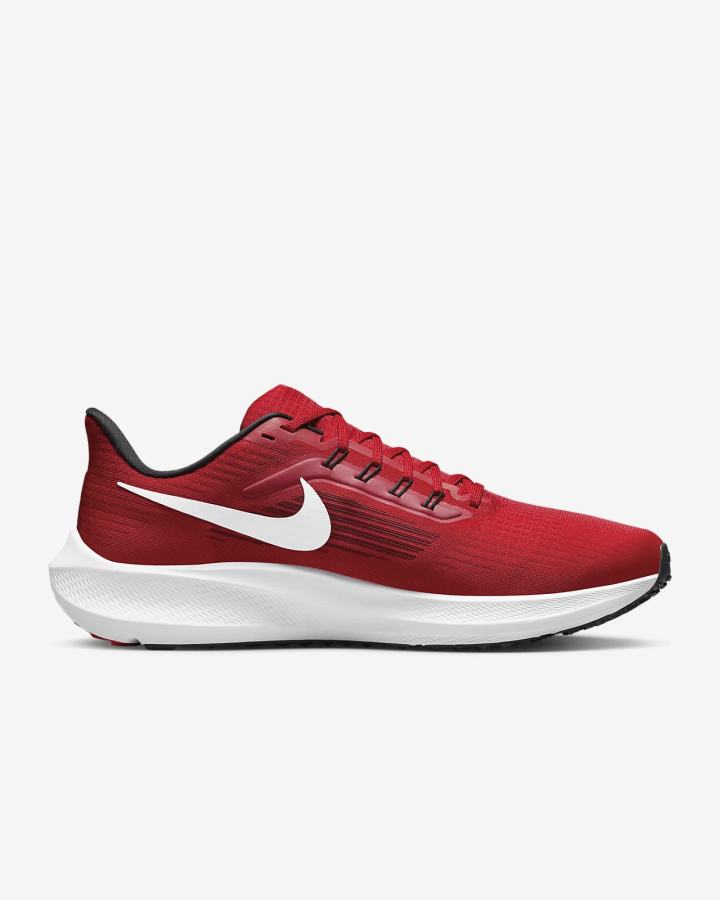 Zapatillas Running Nike Air Zoom Pegasus 39 (Clemson) Road Hombre Rojas Negras Blancas | NKBXS-7502