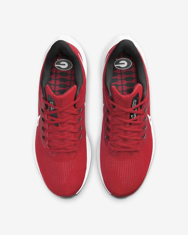 Zapatillas Running Nike Air Zoom Pegasus 39 (Clemson) Road Hombre Rojas Negras Blancas | NKBXS-7502