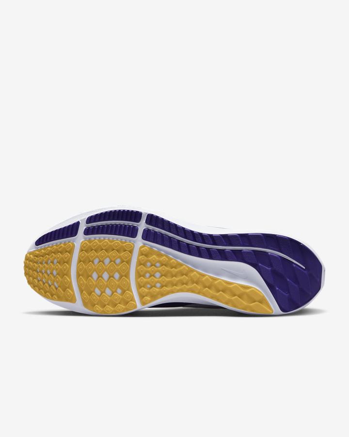 Zapatillas Running Nike Air Zoom Pegasus 39 (Clemson) Road Hombre Moradas Doradas Blancas | NMJVP-5693