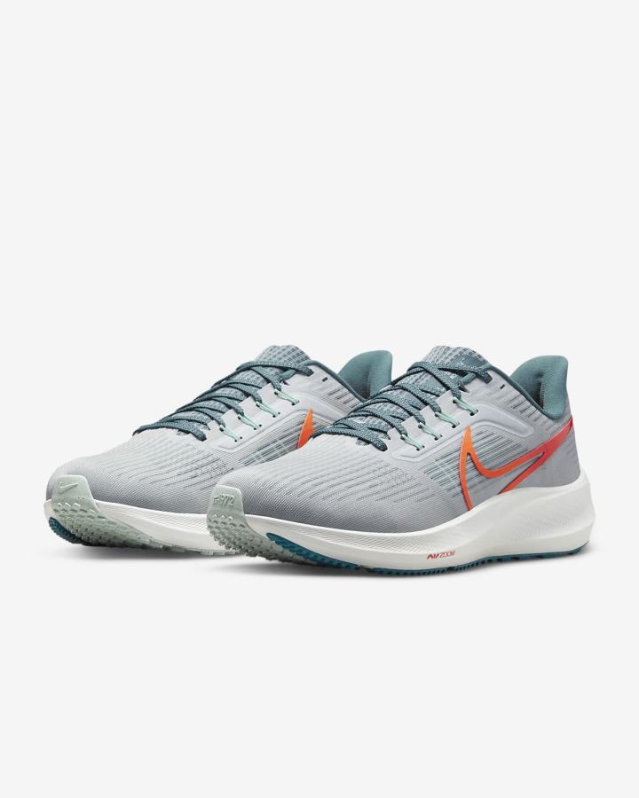 Zapatillas Running Nike Air Zoom Pegasus 39 A.I.R. Hola Lou Road Hombre Plateadas Naranjas | NUZAG-1084