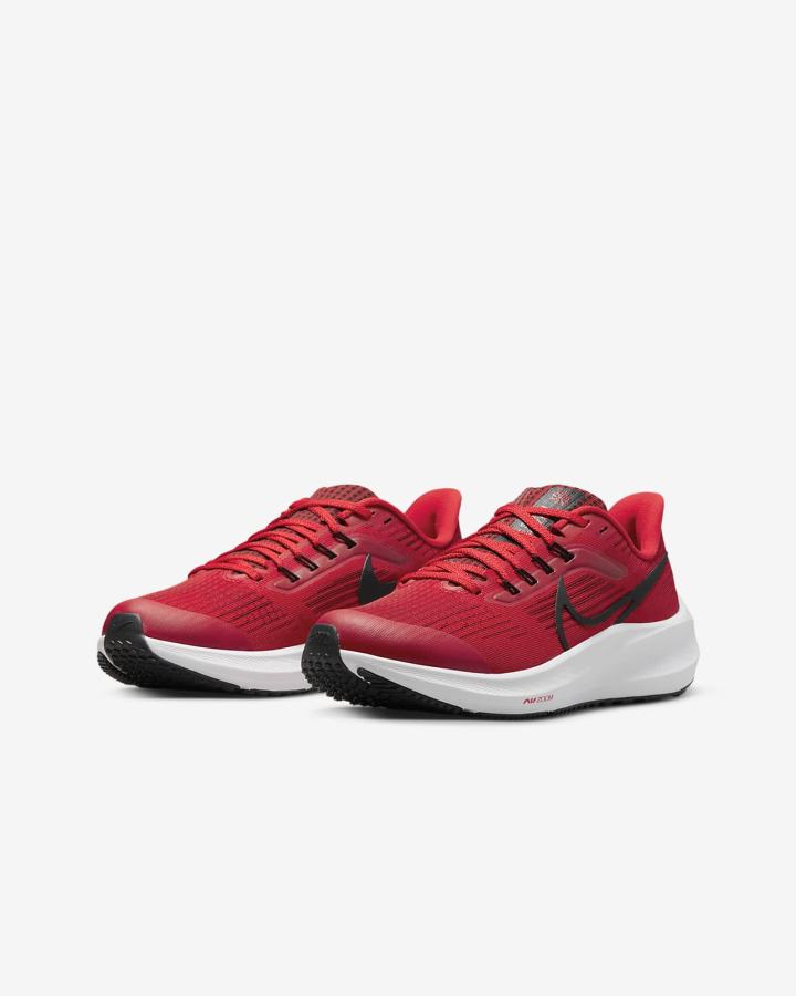 Zapatillas Running Nike Air Zoom Pegasus 39 Kids Road Niña Rojas Blancas Negras | ODGVY-4958