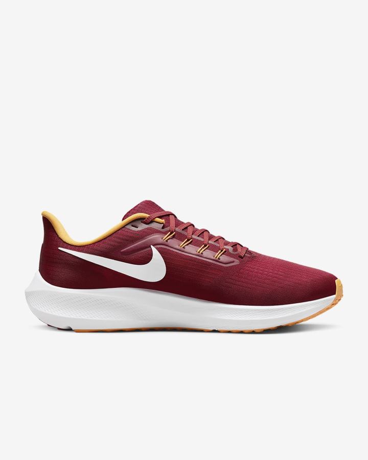 Zapatillas Running Nike Air Zoom Pegasus 39 (Clemson) Road Hombre Rojas Doradas Blancas | POEGS-2073