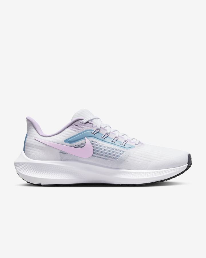 Zapatillas Running Nike Air Zoom Pegasus 39 Road Mujer Blancas Negras | QAMOV-1386