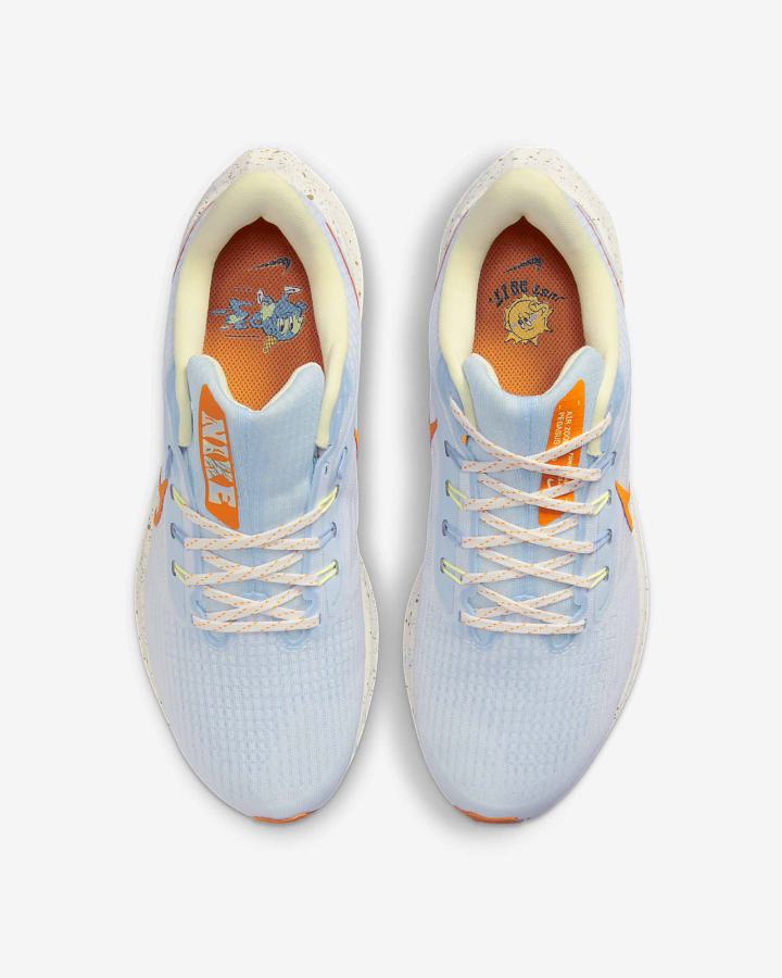 Zapatillas Running Nike Air Zoom Pegasus 39 Road Mujer Blancas Naranjas | UXQNE-3562