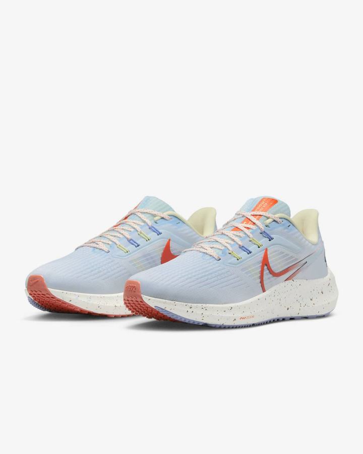 Zapatillas Running Nike Air Zoom Pegasus 39 Road Mujer Blancas Naranjas | UXQNE-3562