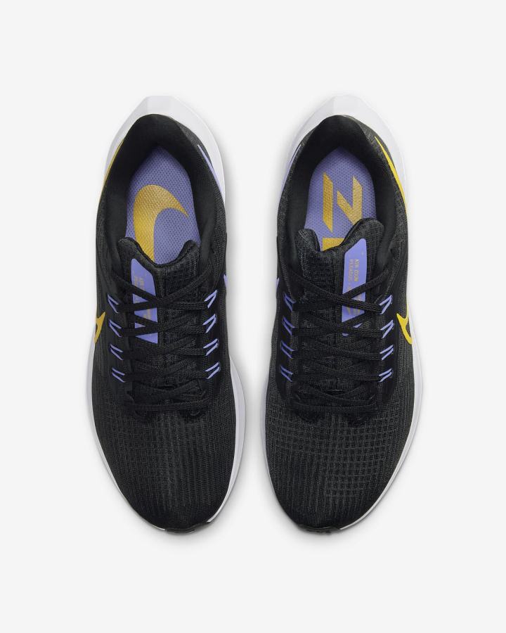 Zapatillas Running Nike Air Zoom Pegasus 39 Road Mujer Negras Amarillo | VPWDC-5609