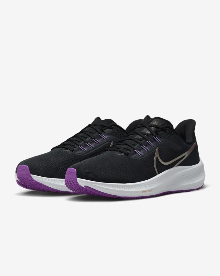 Zapatillas Running Nike Air Zoom Pegasus 39 A.I.R. Hola Lou Road Hombre Gris Oscuro Negras Moradas Metal Azules Gris | XCNOS-0274