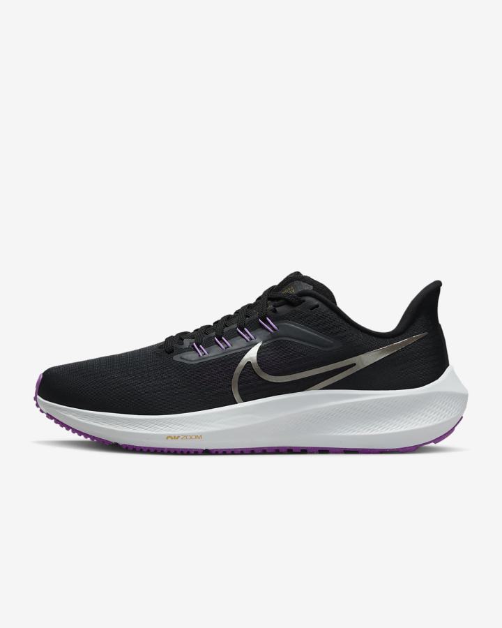 Zapatillas Running Nike Air Zoom Pegasus 39 A.I.R. Hola Lou Road Hombre Gris Oscuro Negras Moradas Metal Azules Gris | XCNOS-0274