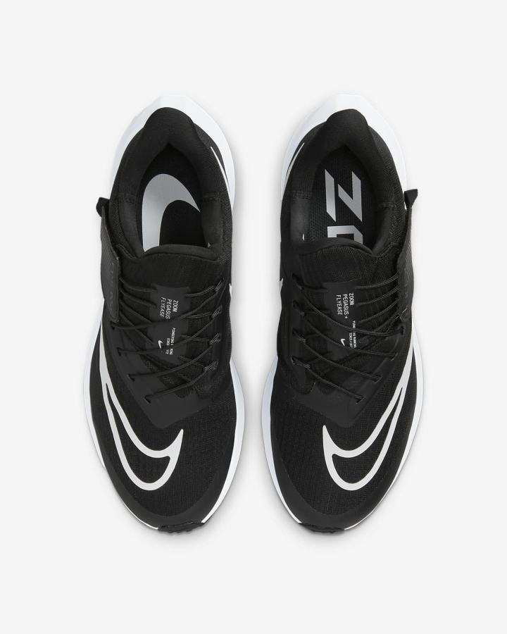 Zapatillas Running Nike Air Zoom Pegasus FlyEase Easy On/Off Road Mujer Negras Gris Oscuro Blancas | XEVNS-4970