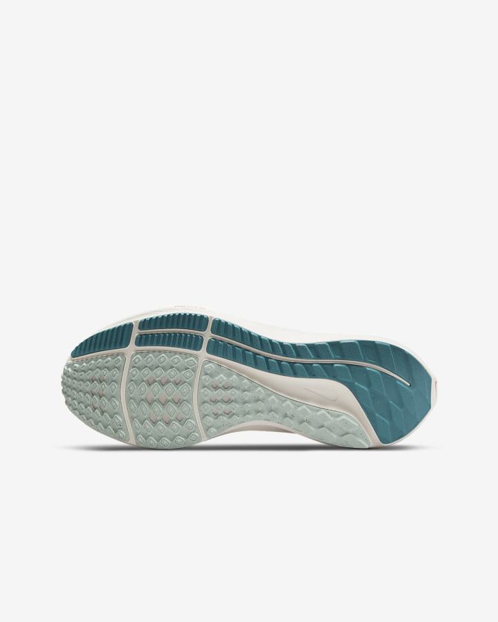 Zapatillas Running Nike Air Zoom Pegasus 39 Kids Road Niño Plateadas Blancas Verde Menta Naranjas | XNMTL-4019