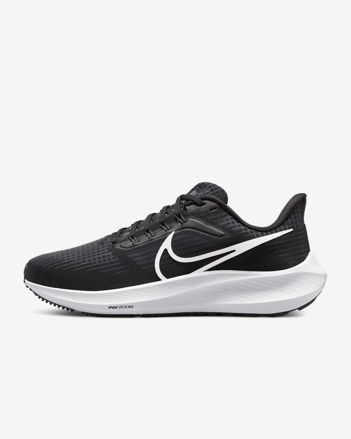 Zapatillas Running Nike Air Zoom Pegasus 39 Road Mujer Negras Gris Oscuro Blancas | XTWSI-6725