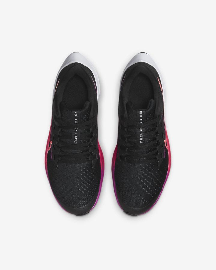 Zapatillas Running Nike Air Zoom Pegasus 38 Kids Road Niño Negras Moradas Gris Blancas | XUCJB-7604