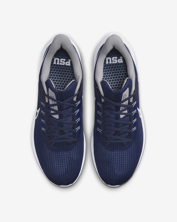 Zapatillas Running Nike Air Zoom Pegasus 39 (Clemson) Road Hombre Azul Marino Azules Gris Blancas | YJCKH-1708