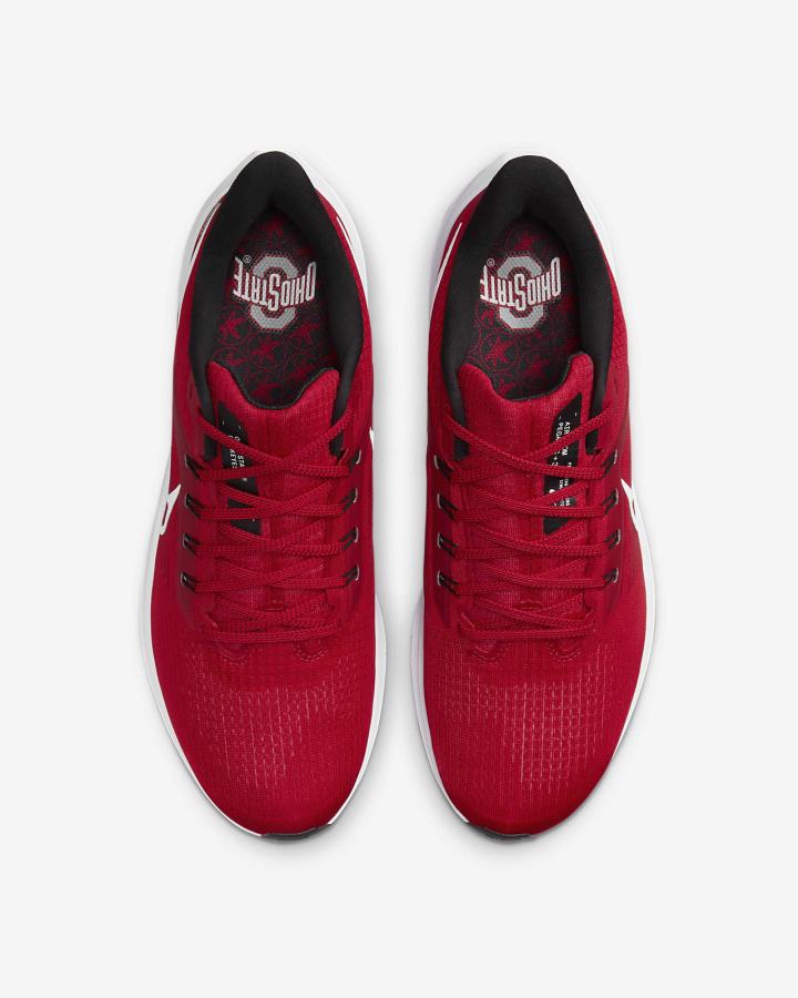 Zapatillas Running Nike Air Zoom Pegasus 39 (Clemson) Road Hombre Rojas Negras Blancas | YMEZL-4708