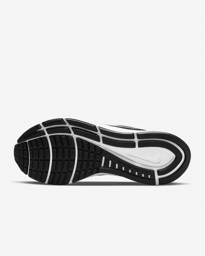 Zapatillas Running Nike Air Zoom Structure 24 Road Mujer Negras Blancas | VLTIA-1672