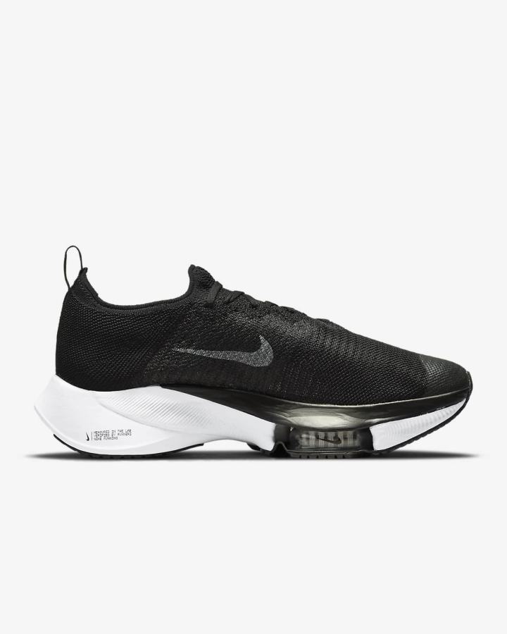 Zapatillas Running Nike Air Zoom Tempo NEXT% Road Hombre Negras Gris Oscuro Plateadas Blancas | IEHVD-1643